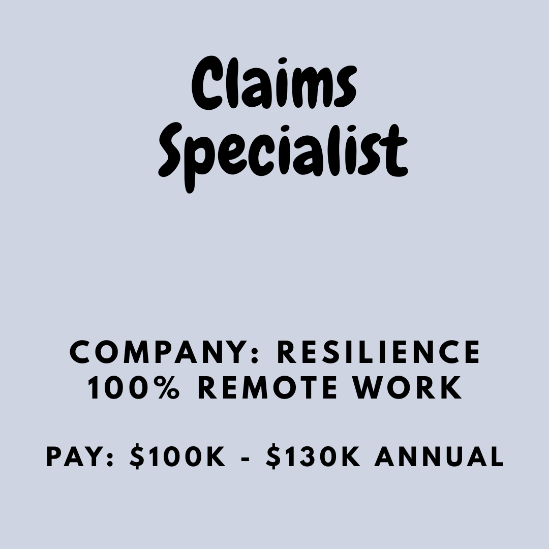 Claims  Specialist