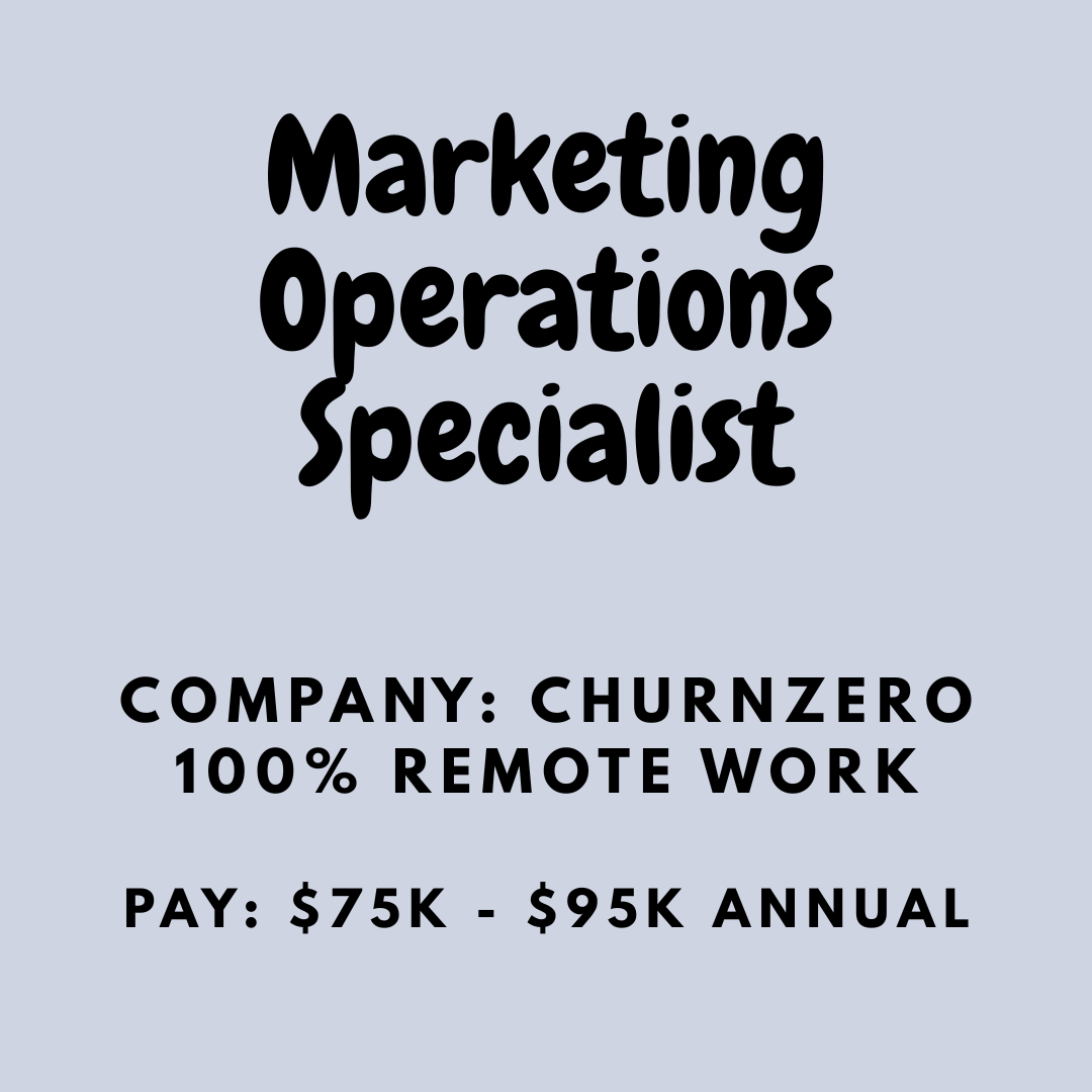 Marketing Operations Specialist